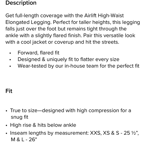 Alo Slit Leggings Size M - Picture 7 of 7